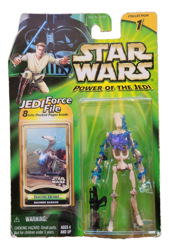 Star Wars Potj, Battle Droid (boomer Damage) Nuevo Y Sellado