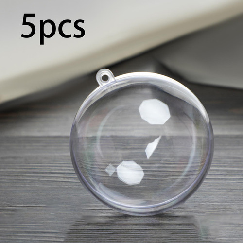 Adornos Transparentes De Navidad Diy Craft Packaging 5cm