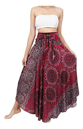 Banjamath Falda Larga De Estilo Bohemio Gypsy Boho Hippie Pa