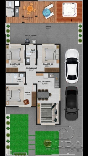 Imagem 2 de 8 de Casa - Forquilhas - Ref: 37131 - V-37128