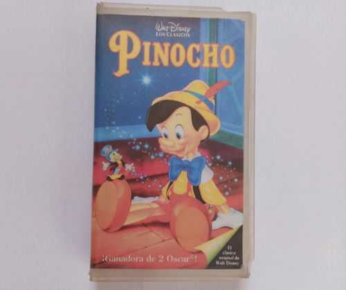 Pinocho Película Vhs Original (carátula Reimpresa) (Usado)