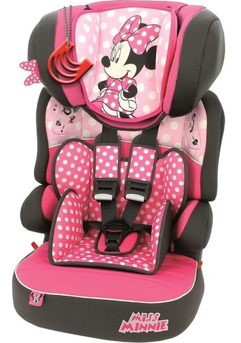 Cadeira Infantil Carro Team Tex Disney Beline Minnie Rosa