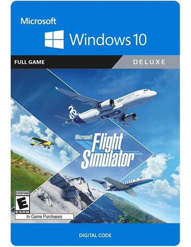 Microsoft Flight Simulator Deluxe Edition Código Original Pc