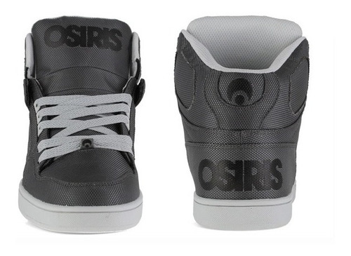 Imagen 4 de 5 de Botitas Osiris Modelo Nyc 83 Gris Cordura Nueva Colección