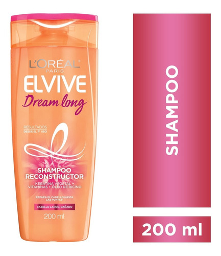 Shampoo Dream Long Elvive Loreal Paris X 200 Ml