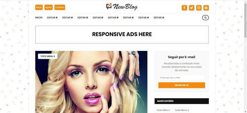 New Blog Template Blogger Responsive