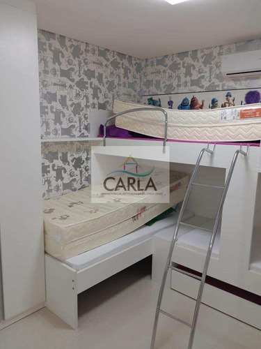 Imagem 5 de 24 de Apartamento Com 3 Dorms, Jardim Praiano, Guarujá - R$ 650.000,00, 94m² - Codigo: 387 - V387