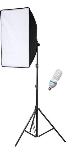 Kit Softbox 50x70 Iluminação Para Estúdio 150w+ Tripé - 110v