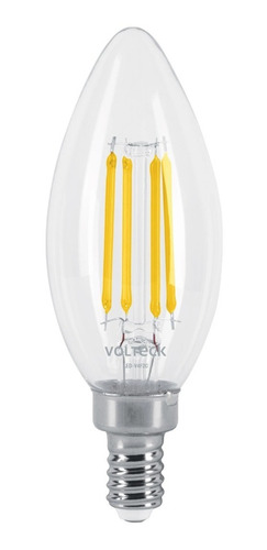 Lámpara Tipo Vela, 4 W, Filamento, Luz Cálida, Volteck 48253