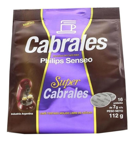 Cafe Cabrales Super Hd1280 Philips Senseo Capsula