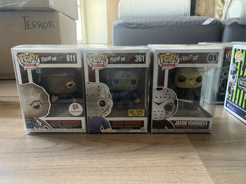 Funko Pop Jason Voorhees Friday The 13th Set 3 Figuras (Usado)