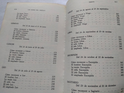 Los Signos Del Zodiaco Y Su Carácter (Usado)