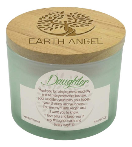 Earth Angel Vela Soja Natural Fragancia Vainilla 2 Mecha 12