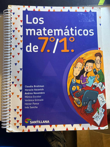 Libro: Los Matemáticos De 7o/1o, No Está Escrito 