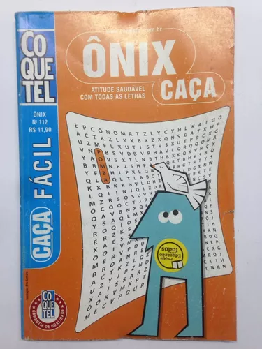 5 Revistas Caça Palavras Facil Coquetel Ônix Passatempo