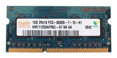 Memoria Ram Hynix 1gb 2rx16 Pc3-8500s Hmt112s6afr6c-g7