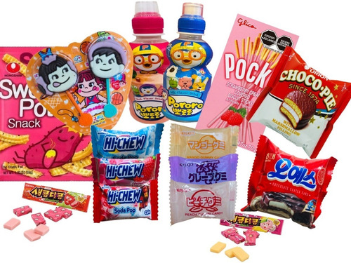 Imagen 2 de 3 de Dulces Japoneses Y Coreanos (paquete Para Niños) 10pz