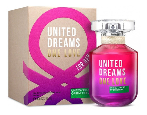 Perfume Mujer Benetton United Dreams One Love 80ml Febo