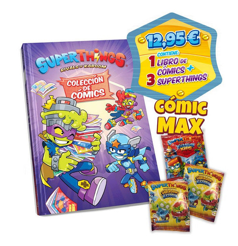 Libro Coleccionista Comics Superthings Max- Kk Y Gk Series, De Ediba Europa Eon Sl. Editorial Ediba Europa Eon, S.l., Tapa Dura En Español