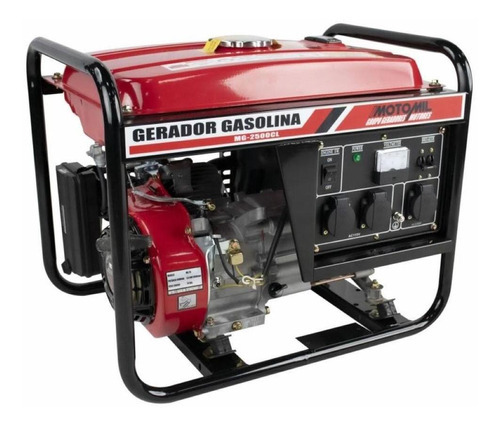 Gerador Gasolina 2,5 Kva Monof 110/220v Mg-2500cl Motomil