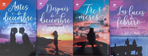 4 Libros Joana Marcus Diciembre Meses Febrero Wattpad