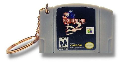 Llavero Cartucho Resident Evil 2 Nintendo 64