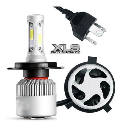 Bi Led Cree Moto S6 Plus 22000 Lumens H4 O Hs1 Alta Y Baja