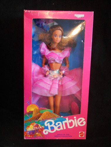 Barbie Brasil Bazil Brazilian 1989 Dotw Muñeca Del Mundo