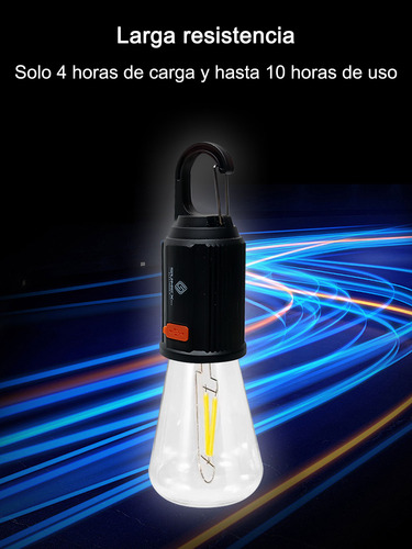 6pcs Foco Led Recargable Para Camping,impermeable