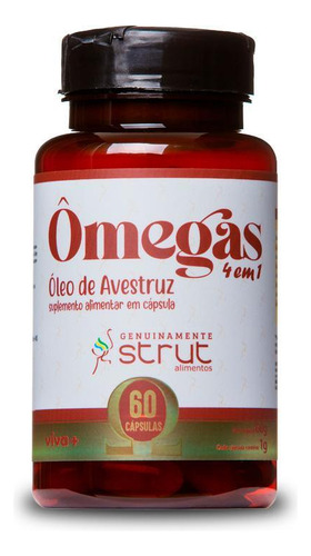 Oleo De Avestruz Strut Omega 3 6 7 9 Hf Suplements