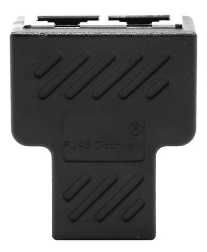 Adaptador De Enchufe Divisor 1 A 2 Puertos Lan Conector De