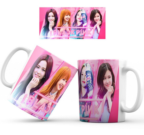 Mug Taza Black Pink Kpop Colección Regalo Banda 0004