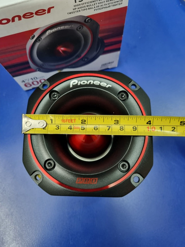 Tweeter Bala Pioneer Pro 300 Rms Alta Eficiencia 4 Ohm