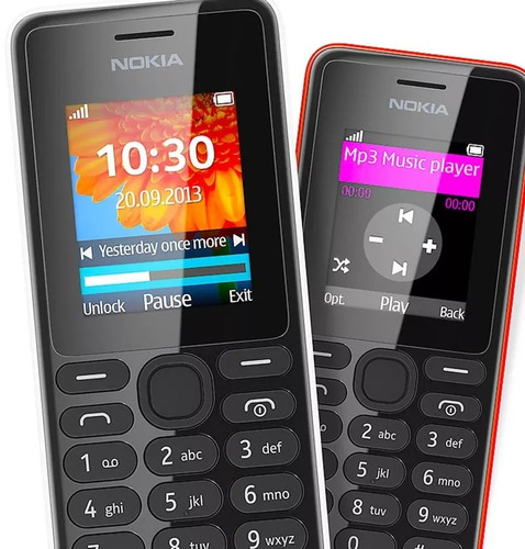Telefono Celular Nokia 108 Doble Sim Camara Flash Internet