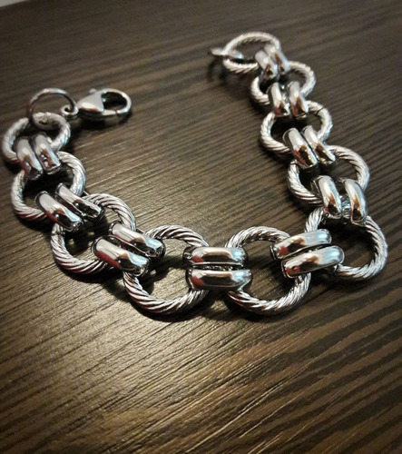 Pulsera Nudo Marinero Acero Rocker Motoquero Exclusivo