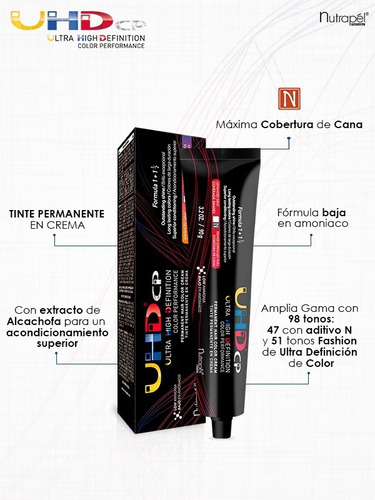 Nutrapel Uhd Tinte 90g Tono 7 rubio