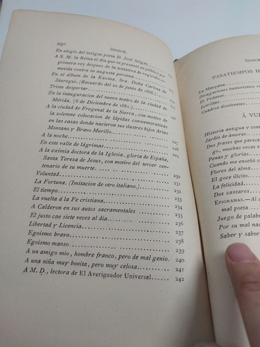 Versos De D. Fernando De La Vera E Isla Fernández (Usado)