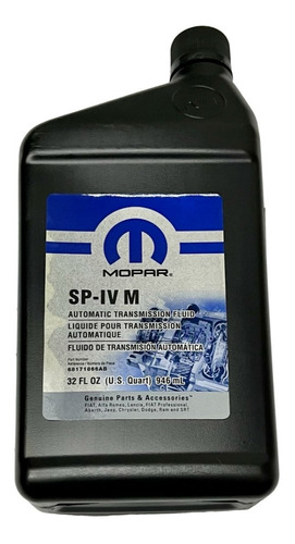 Aceite De Caja Automatica Atf 6 Speed Fiat Toro 1.8 Mopar Or