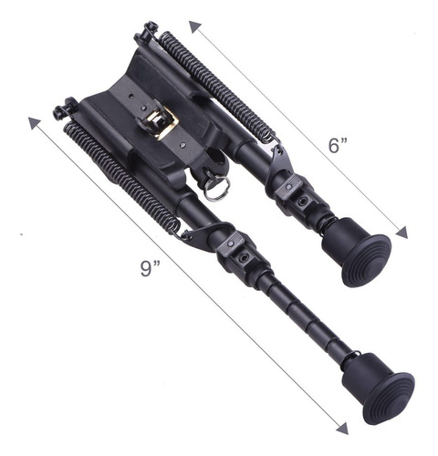 Bipé Tático De Metal Telescópico Ajustável Para Rifles