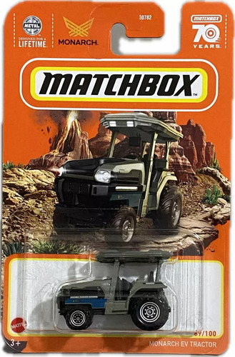 Matchbox Monarch Ev Tractor Color Gris/aqua 69/100 Año 2023
