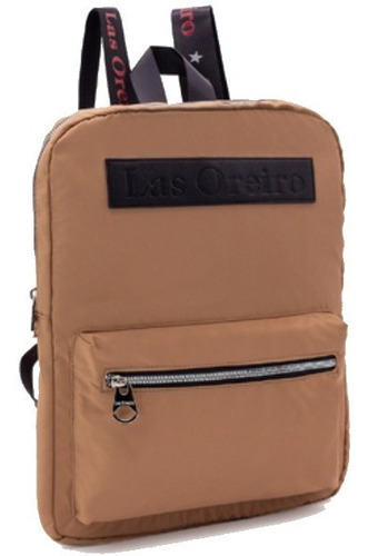 Mochila Portanotebook Las Oreiro Camel 26938 15 Pulgadas