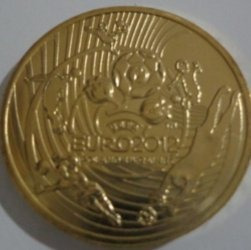 Moeda Da Eurocopa 2012 - 2 Zlote Polônia (Usado)