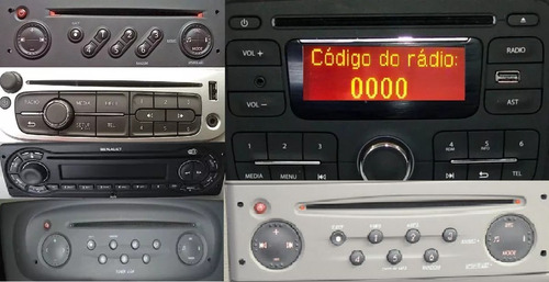 Código Destrabar Desbloqueo Radio Renault Stepway