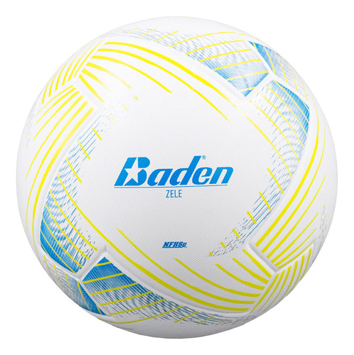 Baden Zele Thermo - Balón De Fútbol, Tamaño 4 Color Amarillo/azul