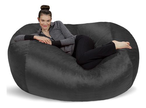 Puf Grande De 6 Pies Sofa Sack Bean Bags, Tela, Carbn