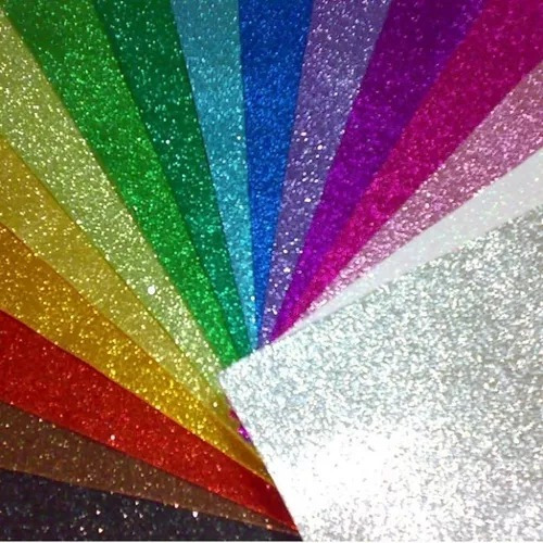 Goma Eva Asamblea Color C/ Glitter 1.7 Mm 60x40 Cm X10 U .