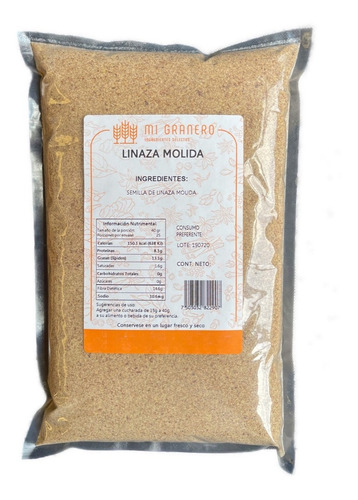 Linaza Molida A Granel 10 Kilogramos