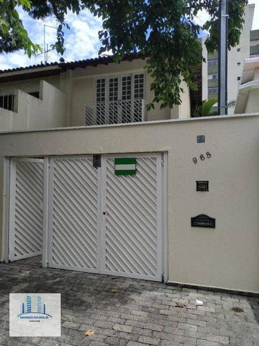 Imagem 1 de 30 de Sobrado, 200 M² - Venda Por R$ 2.400.000 Ou Aluguel Por R$ 5.600/mês - Moema - São Paulo/sp - So0183