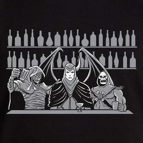 Camiseta 80s Villains Happy Hour Tradicional