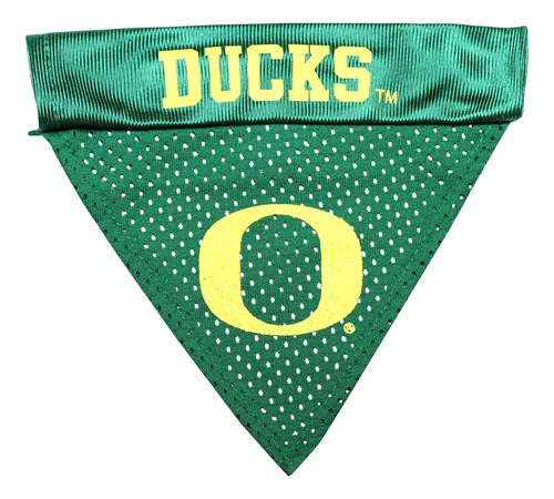 Pet Goods Ncaa Oregon Ducks - Bandana Con Cuello, Talla Ún.